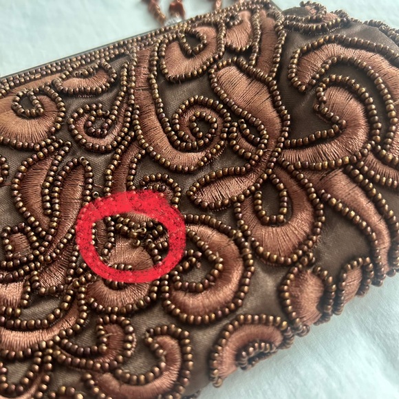 Vintage Carlo Fellini | 1990s Beaded Clutch/ Purse | RARE - Picture 11 of 12